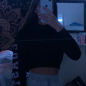 east coast cropped hoodie